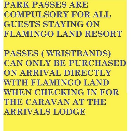 Flamingo Land - Cedar Wood Cw49 Hotel Kirby Misperton ภายนอก รูปภาพ